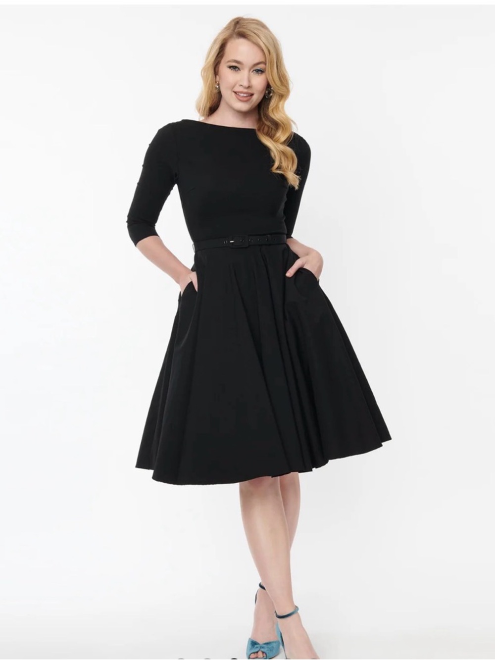 Unique Vintage Devon Swing Dress